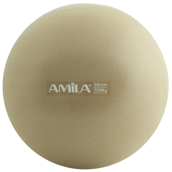 Amila Μπάλα Pilates 19cm, Χρυσή, bulk